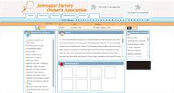 Desktop Screenshot of jamnagarfactoryassociation.com